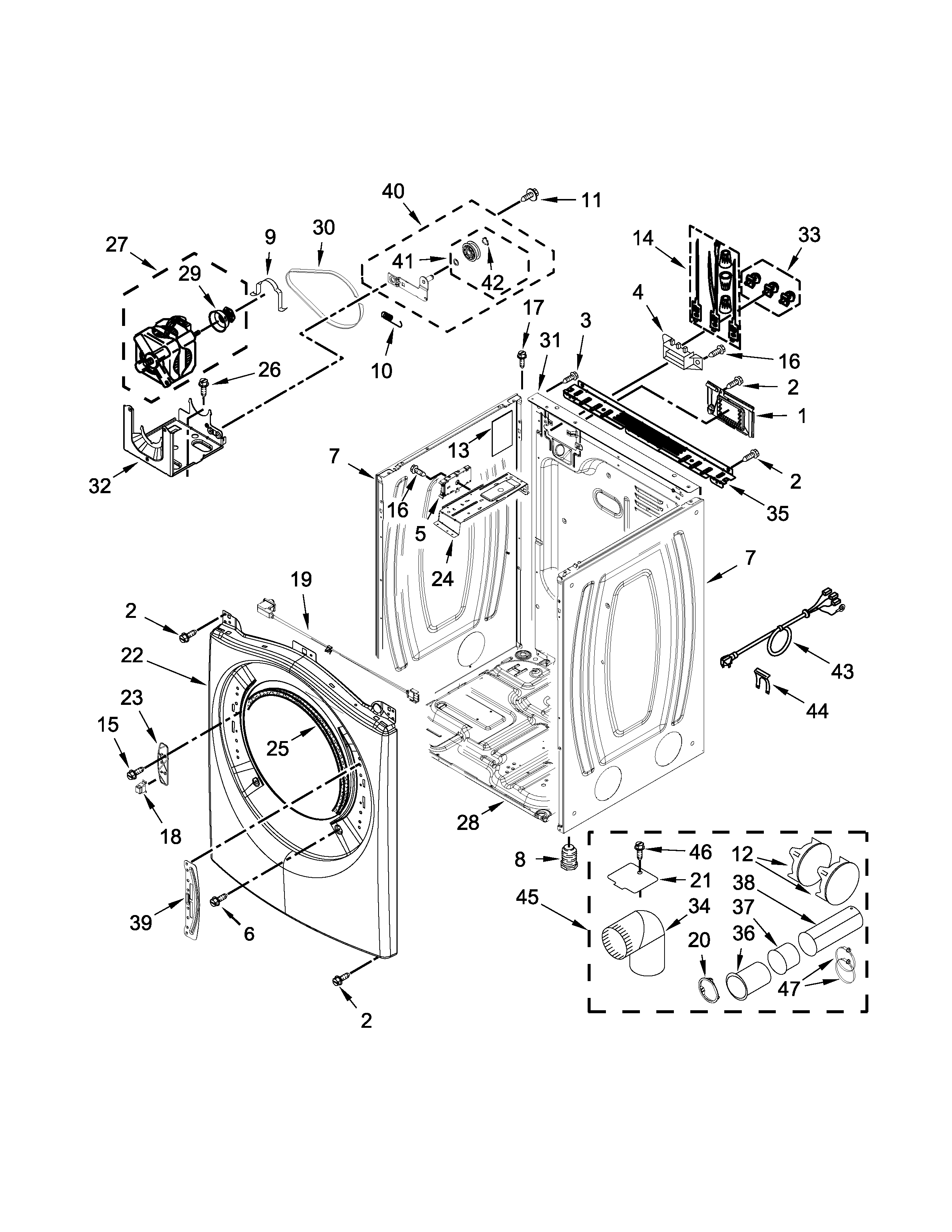 Cabinet parts