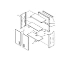 Gladiator GAWG28FVEW00 28" wall gearbox parts diagram