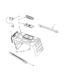 Cabinet and installation parts