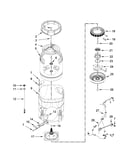 Motor, basket and tub parts