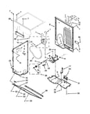 Dryer cabinet and motor parts