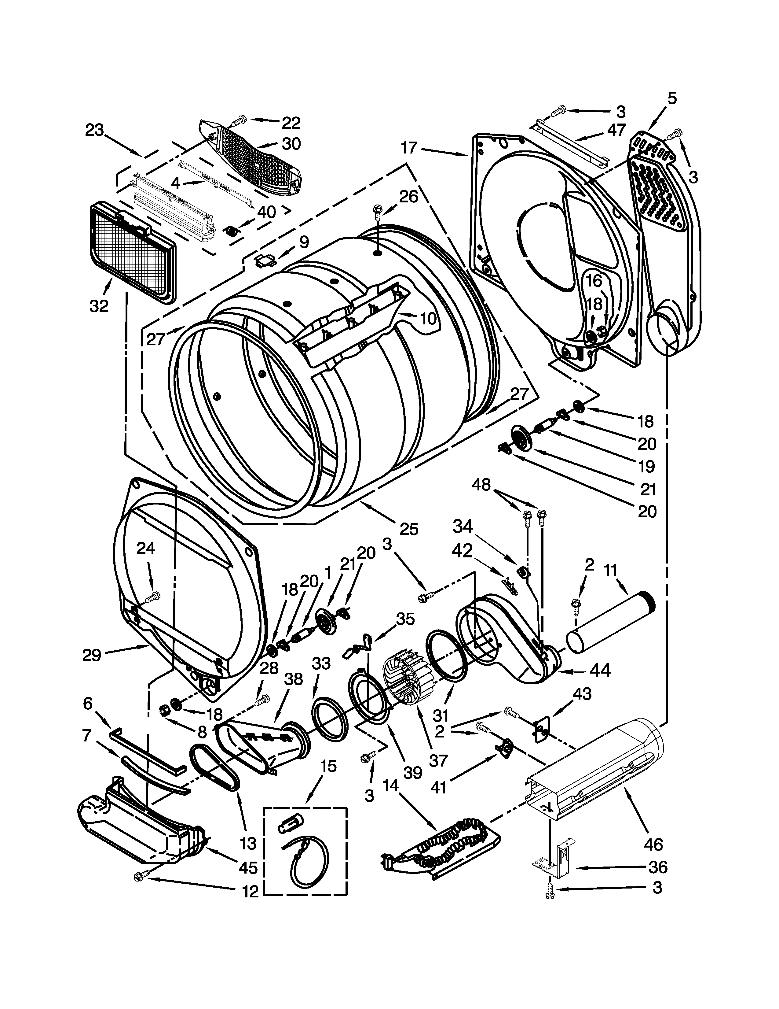 DRYER BULKHEAD PARTS