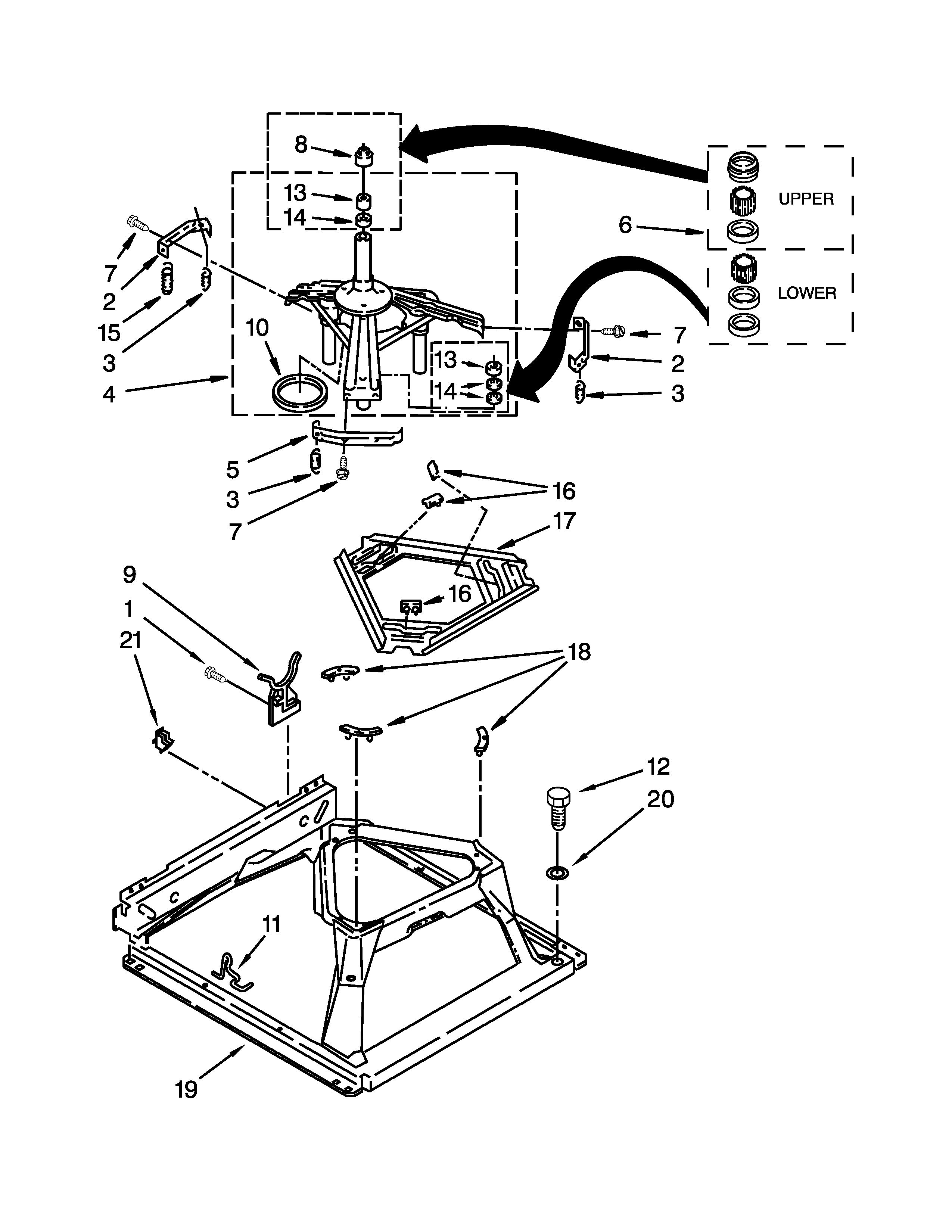 MACHINE BASE PARTS