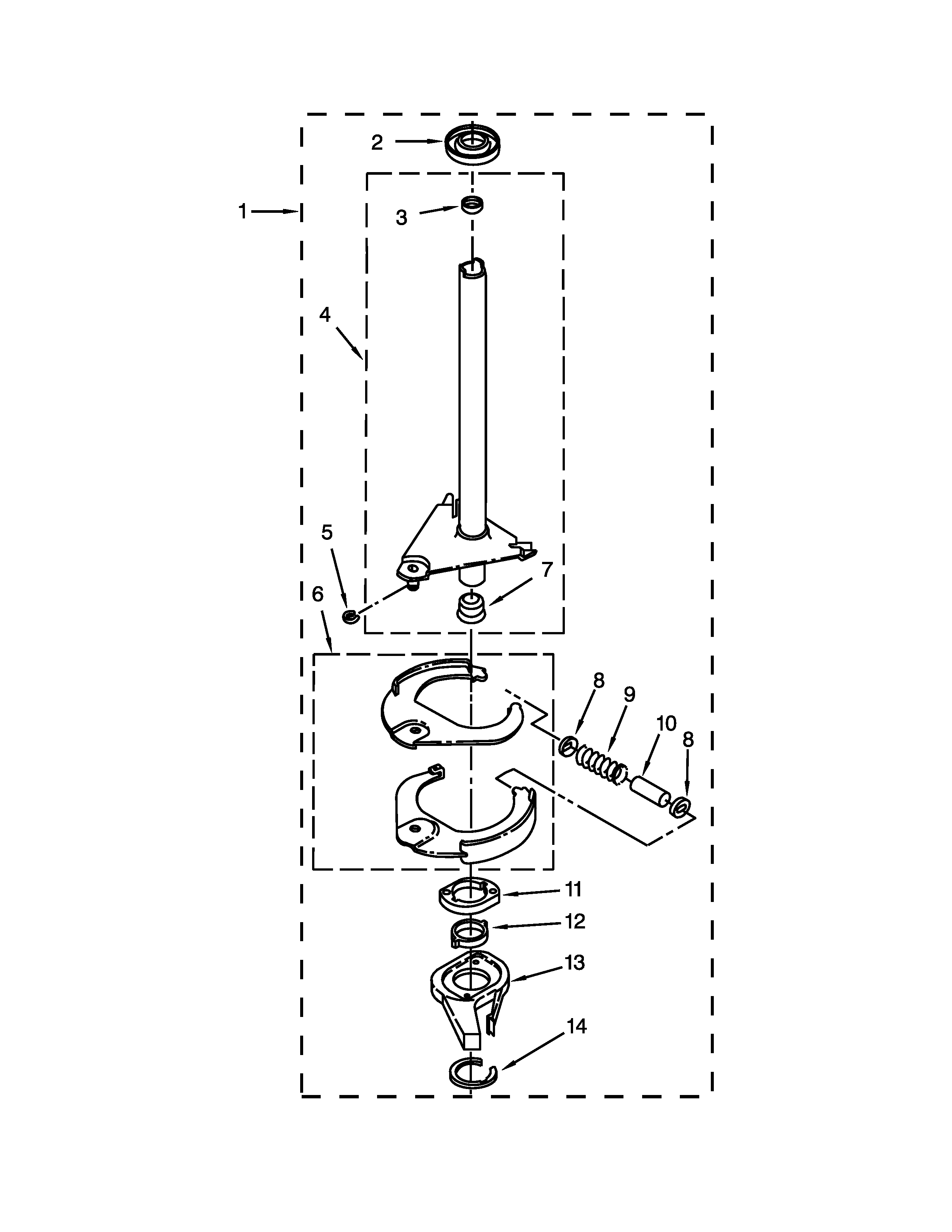 Brake and drive tube parts