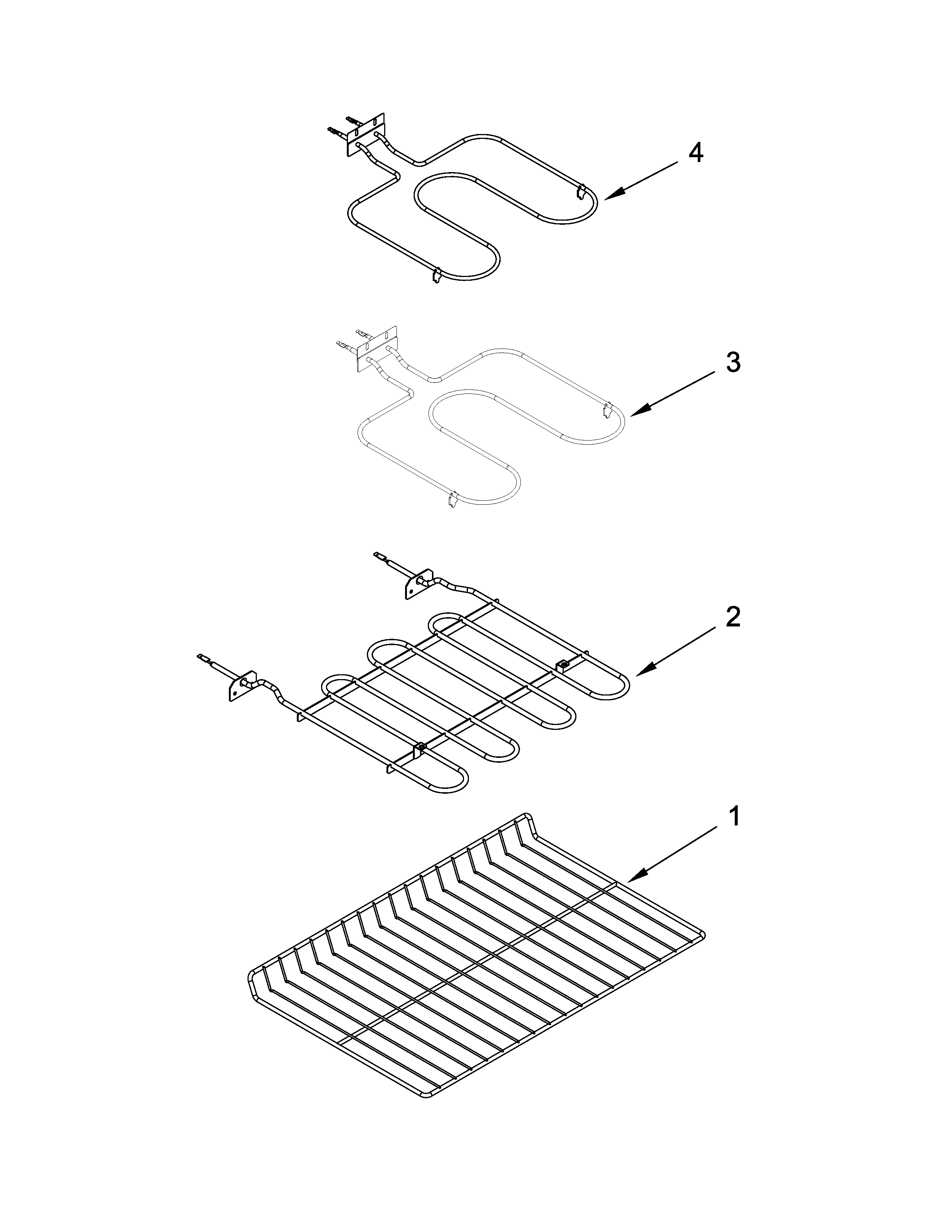Internal oven parts