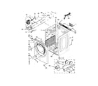 Whirlpool 7MWGD87HEDC1 cabinet parts diagram