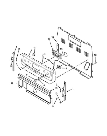 Control panel parts