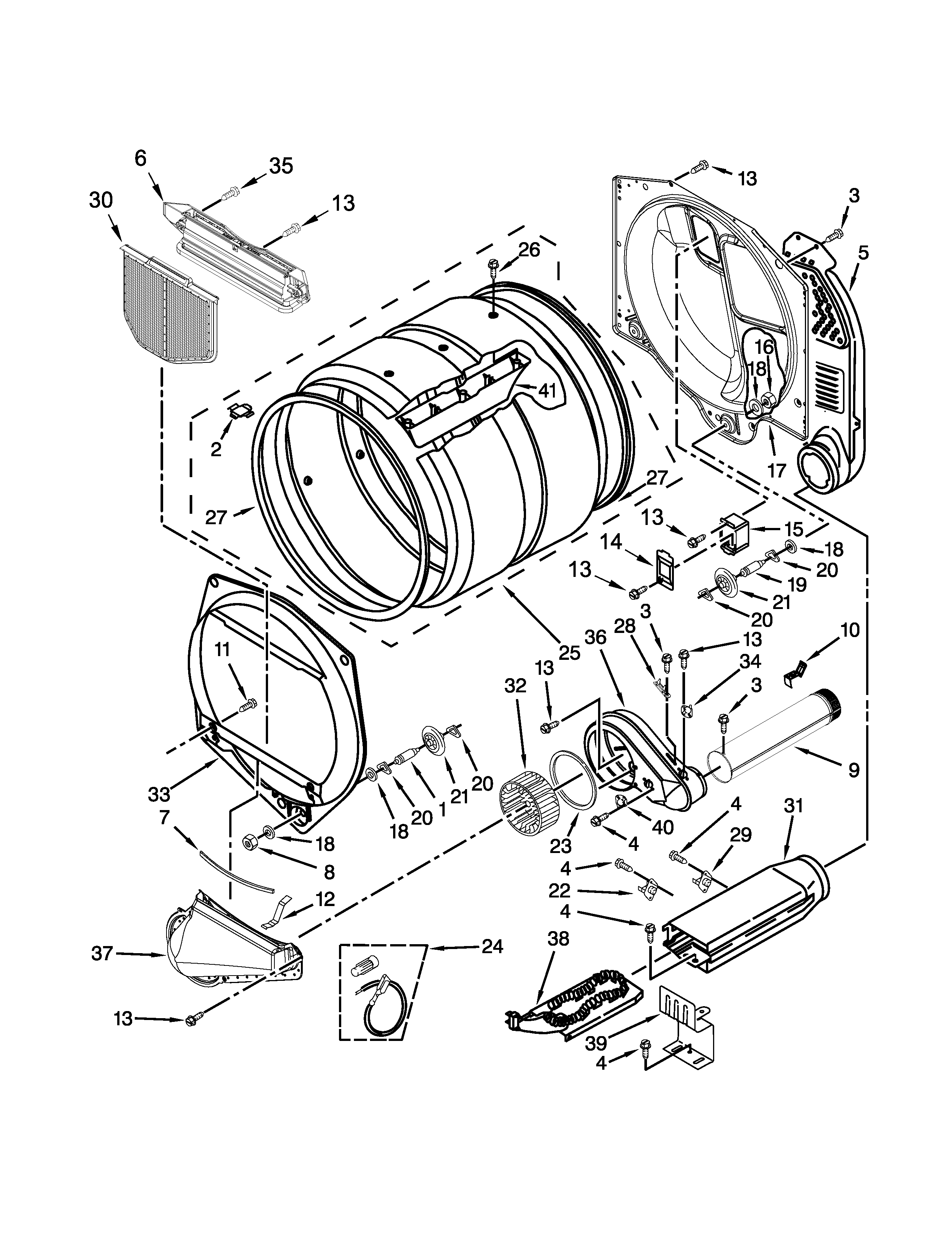 UPPER AND LOWER BULKHEAD PARTS