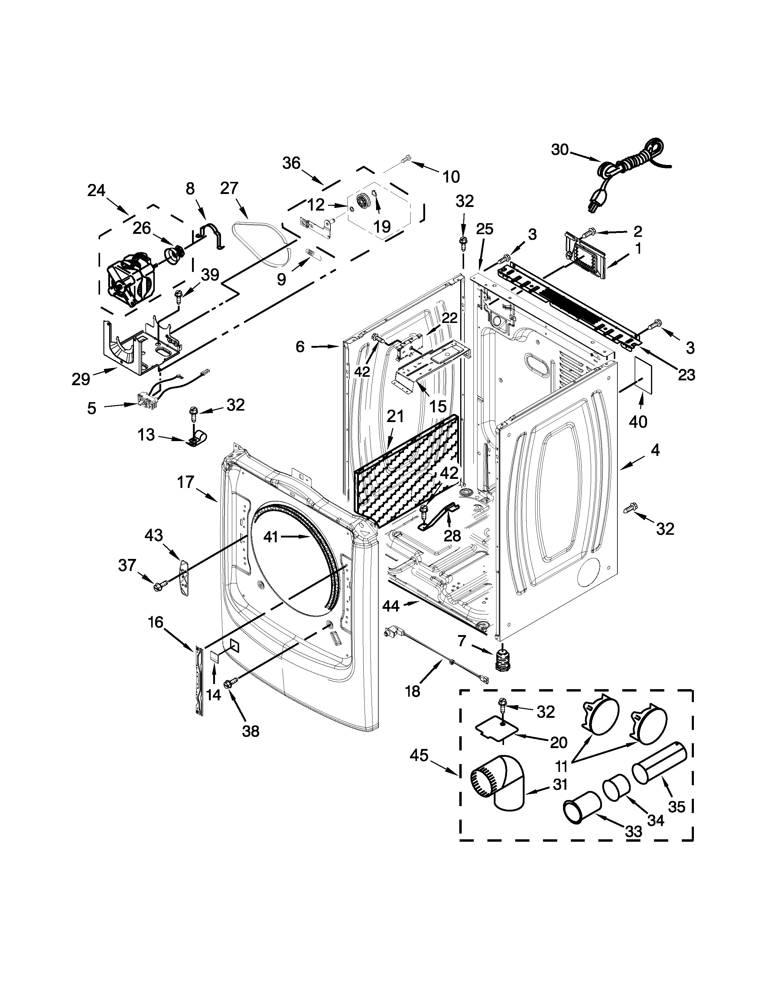 Cabinet parts