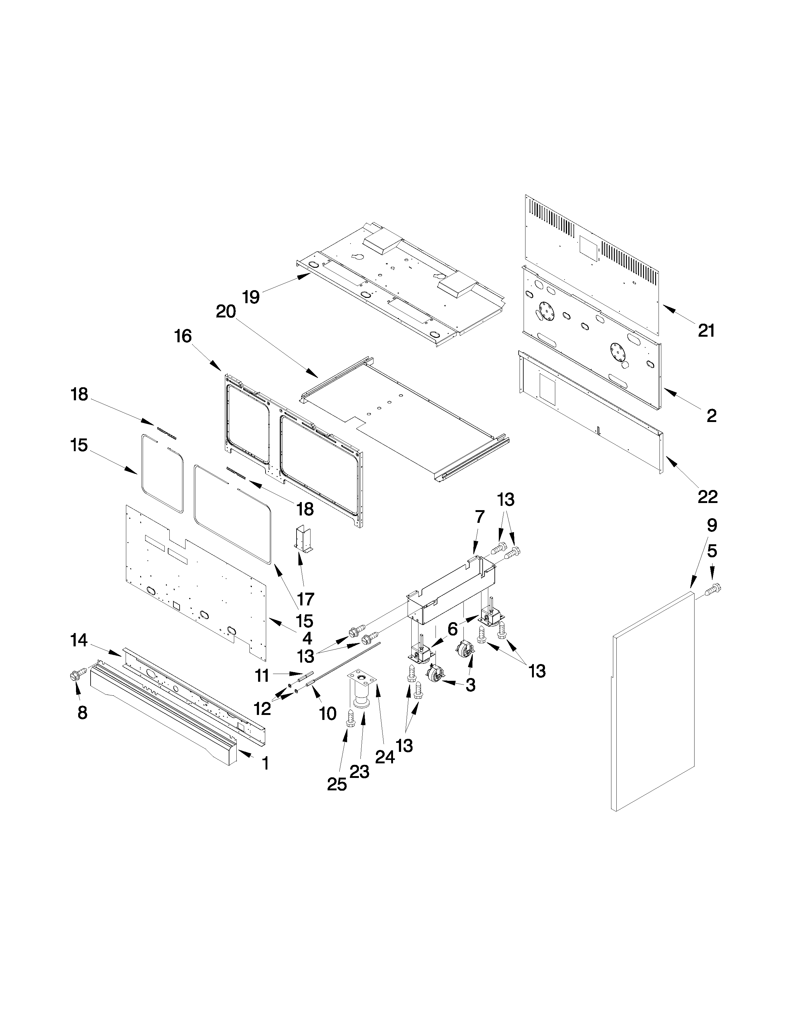48" chassis parts