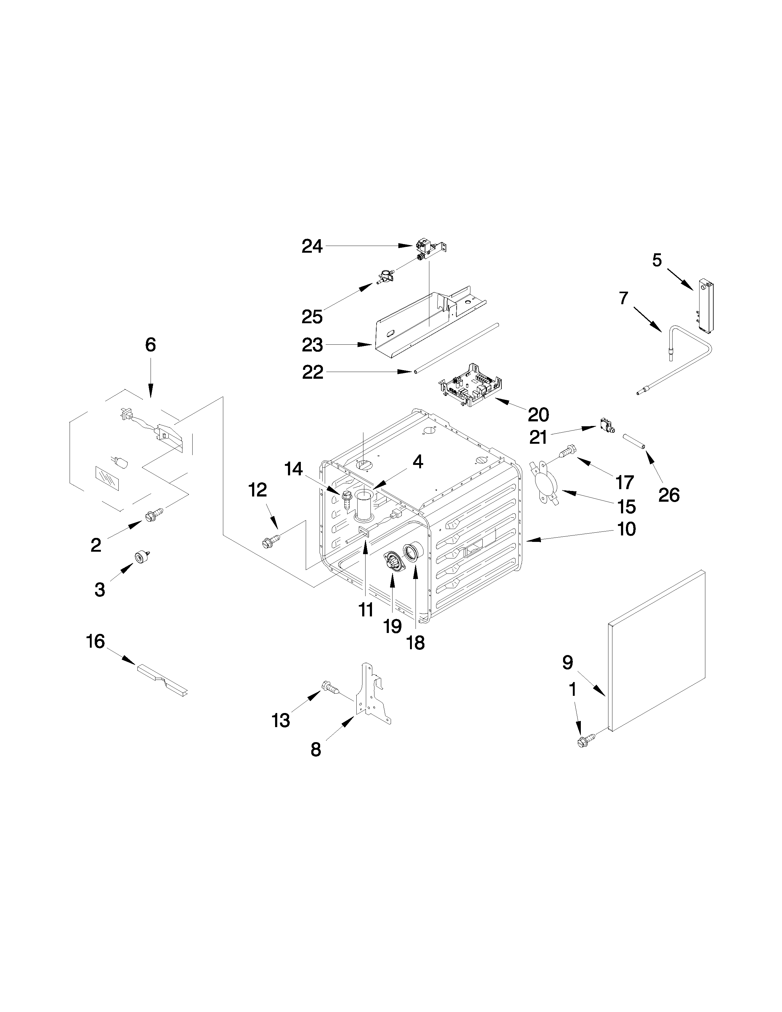 30" oven parts
