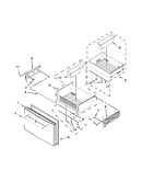 Freezer door parts