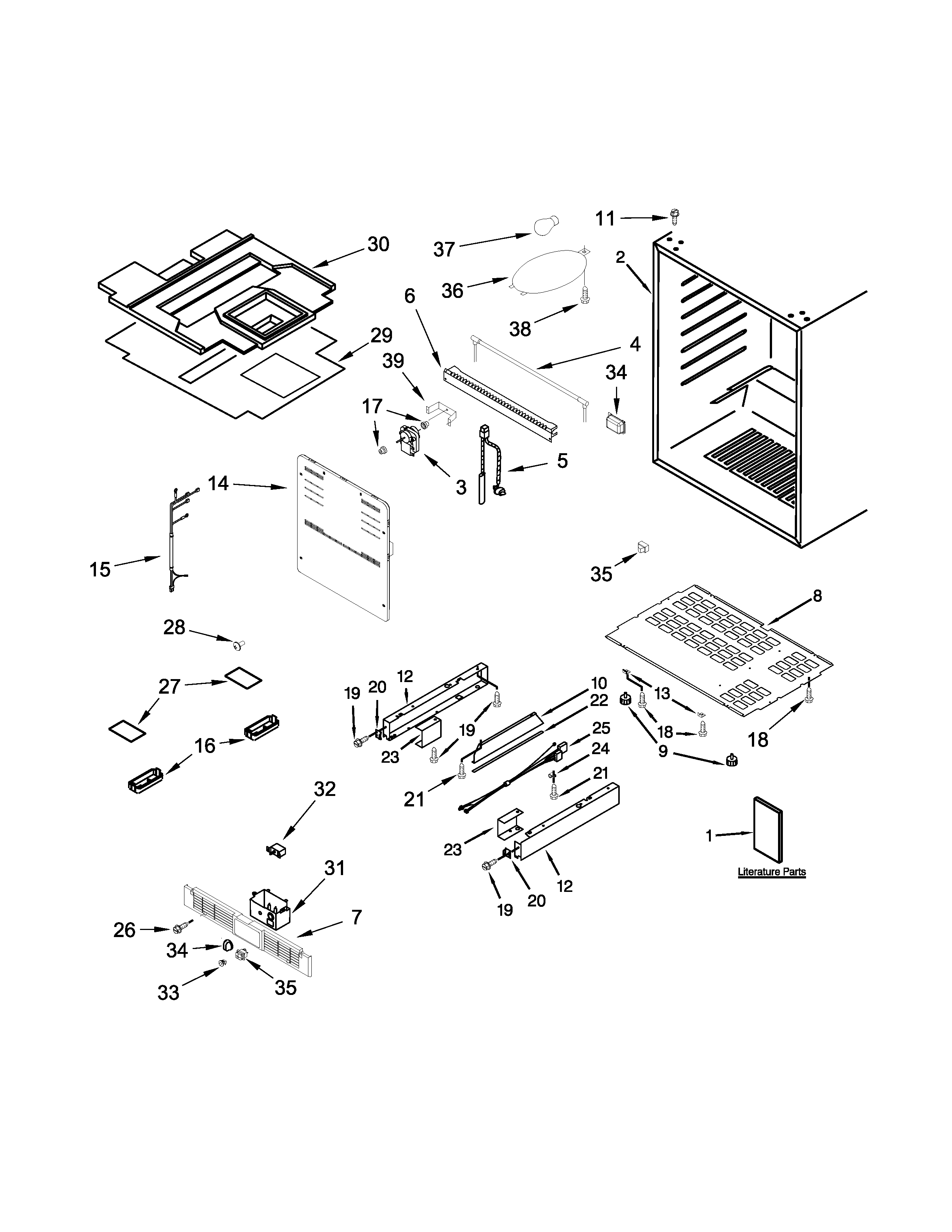 Cabinet parts