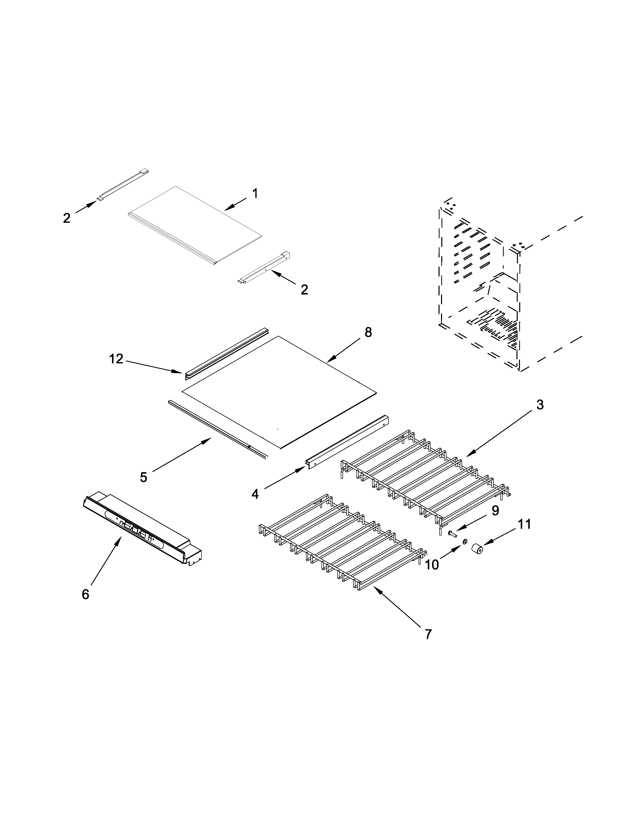 Shelf parts