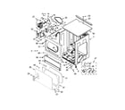 Whirlpool CSP2860TQ1 upper cabinet and front panel parts diagram