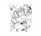Whirlpool CSP2860TQ1 upper and lower bulkhead parts diagram