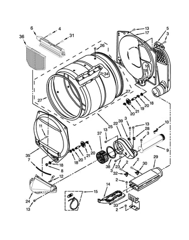 Upper and lower bulkhead parts