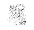 Whirlpool CSP2861TQ1 upper cabinet and front panel parts diagram