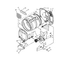 Whirlpool CSP2861TQ1 upper and lower bulkhead parts diagram