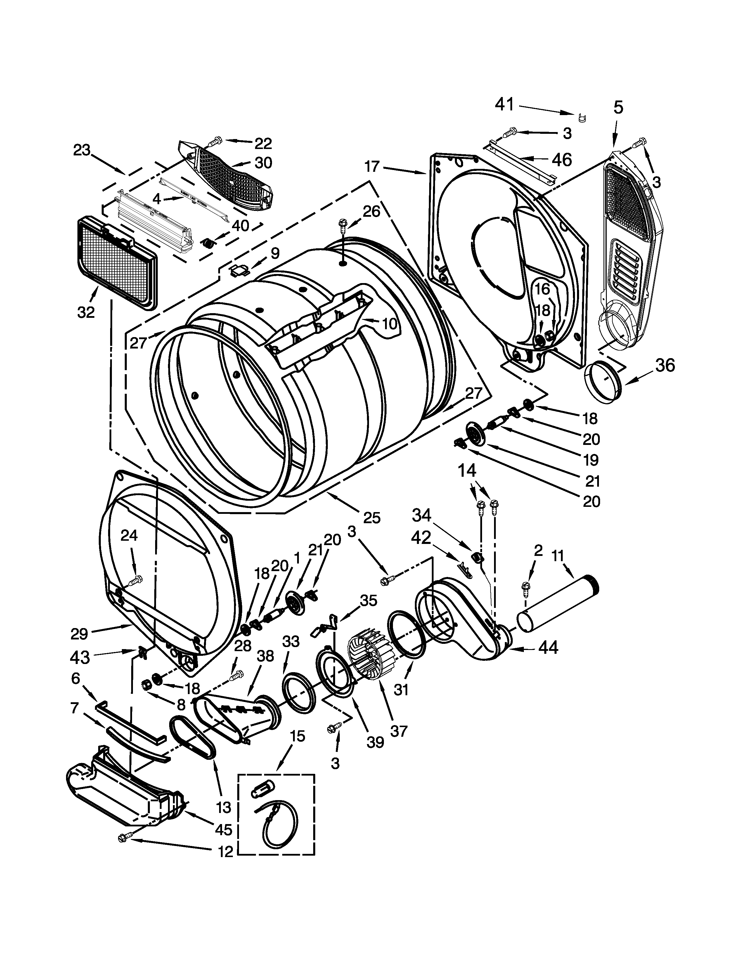 DRYER BULKHEAD PARTS