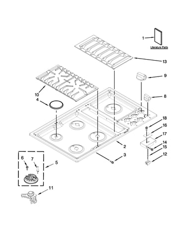Cooktop parts