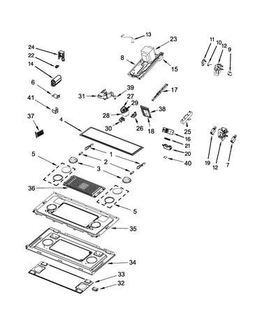 Interior and ventilation parts