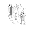 Maytag MFT2574DEE02 refrigerator door parts diagram