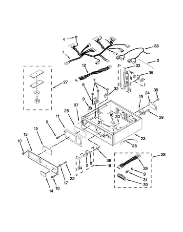 Control panel and separator parts