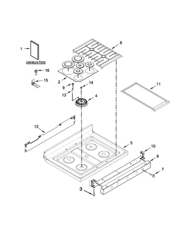Cooktop parts