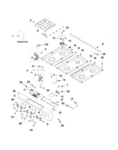 Cooktop, burner and grate parts