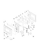 Oven door parts
