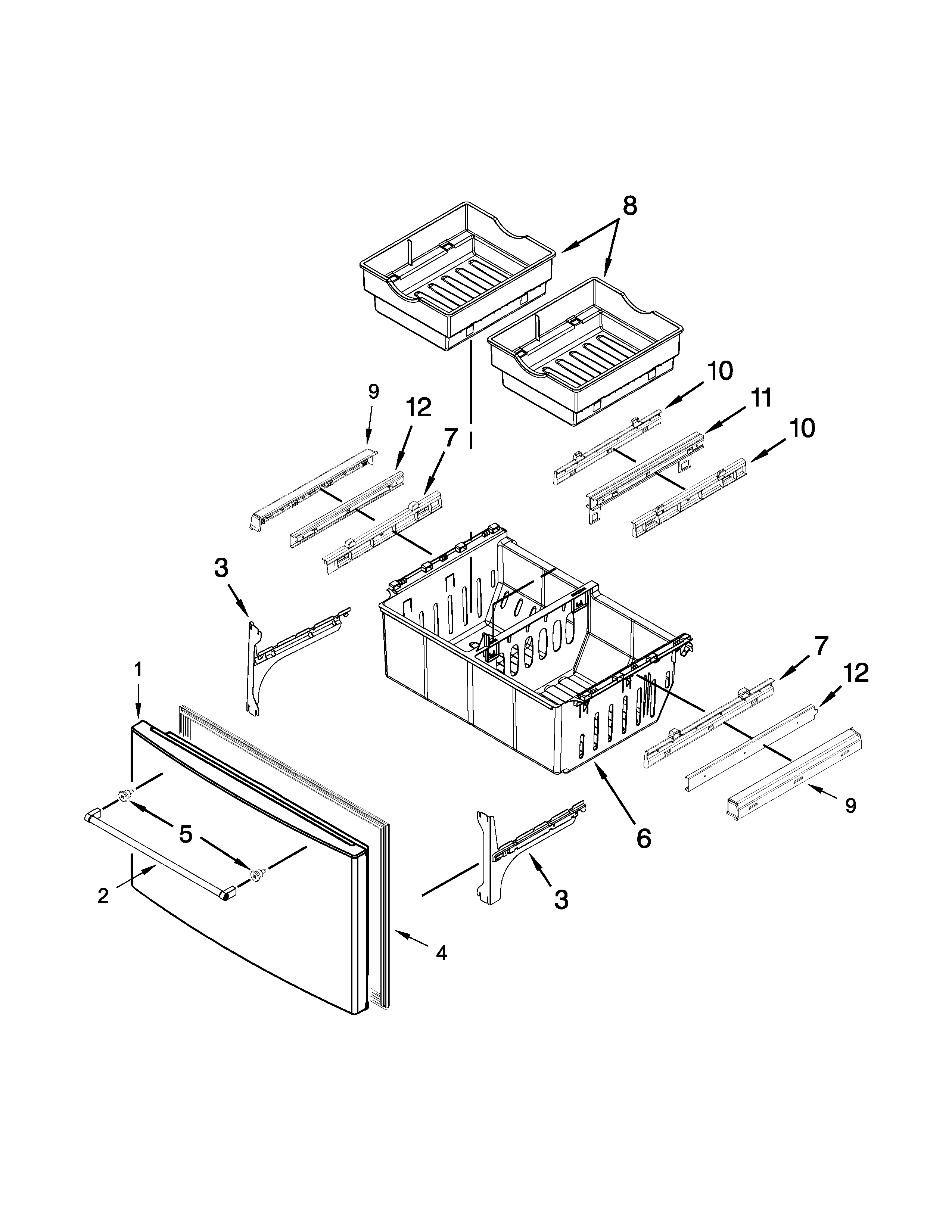 FREEZER DOOR PARTS