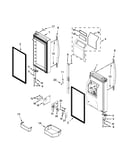 Refrigerator door parts