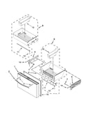 Freezer door parts