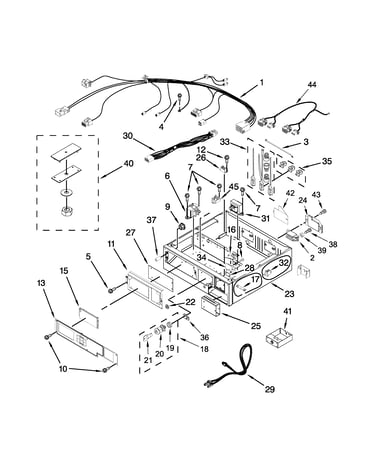 Control panel and separator parts