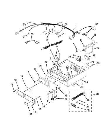 Control panel and separator parts