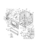 Lower cabinet and front panel parts