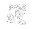 Maytag MED5500FC0 cabinet parts diagram
