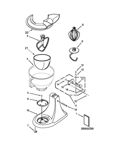Base and pedestal unit parts