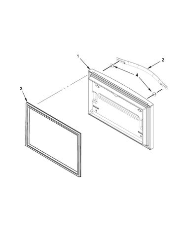 Freezer door parts