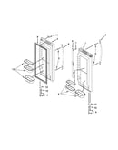 Refrigerator door parts