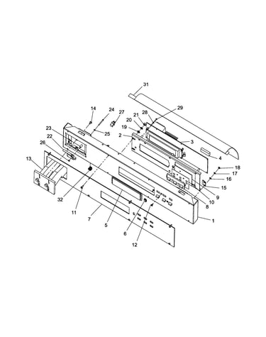 Control panel parts