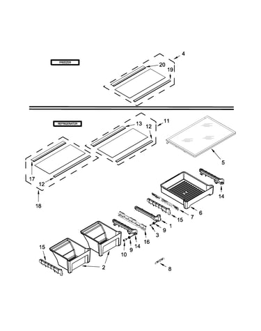 Shelf parts