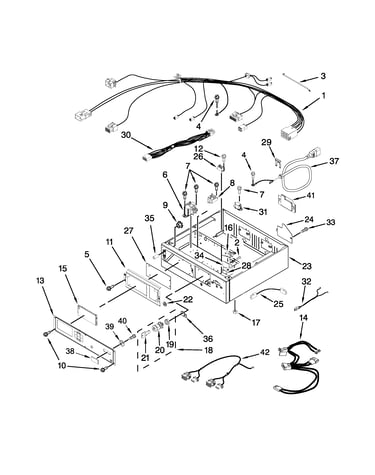 Control panel and separator parts