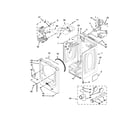 Maytag MED8200FC0 cabinet parts diagram