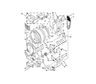 Maytag MED8200FC0 bulkhead parts diagram
