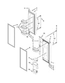 Refrigerator door parts
