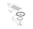 Whirlpool WMH2175XVT0 turntable parts diagram