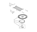 Whirlpool WMH2175XVT1 turntable parts diagram