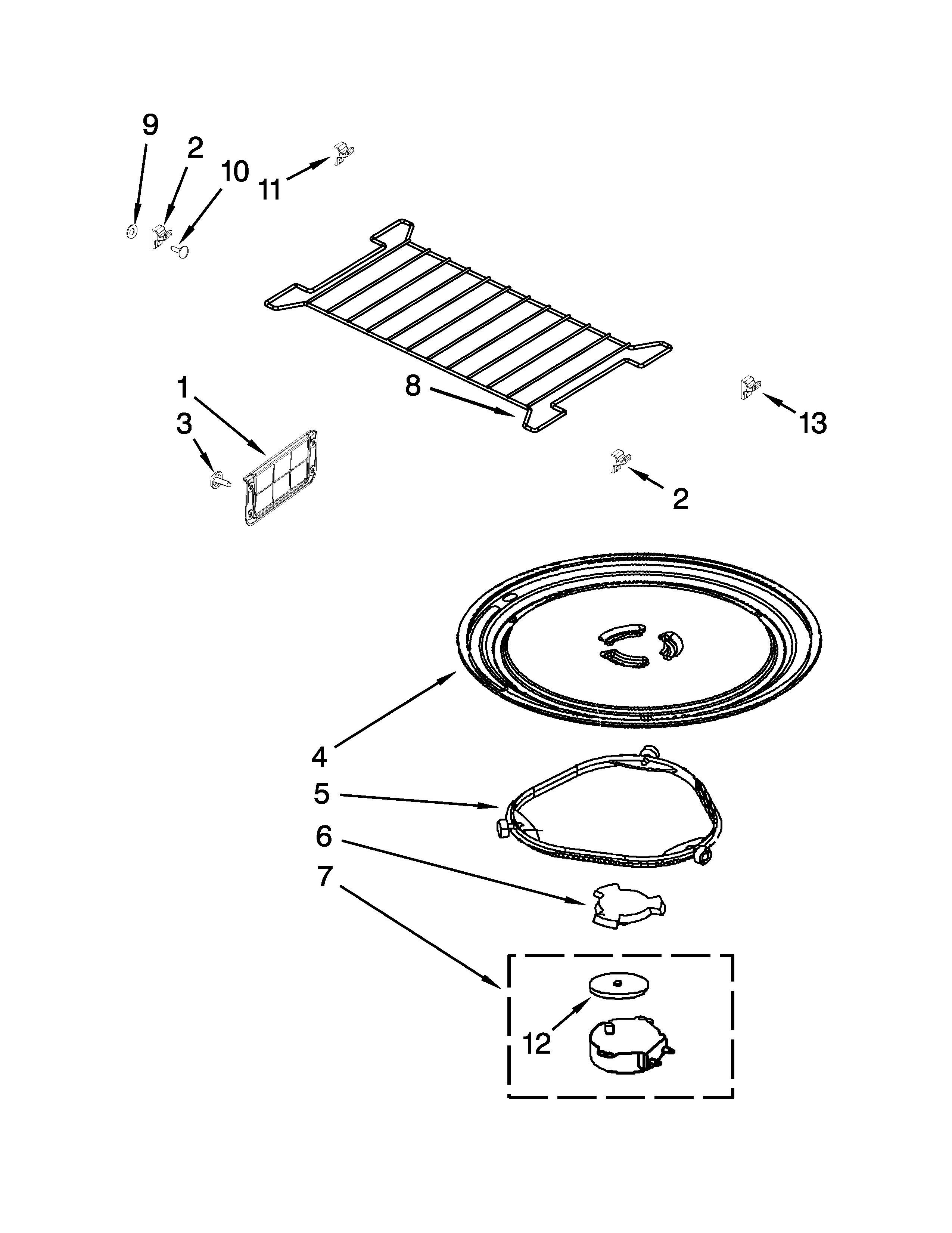 Turntable parts